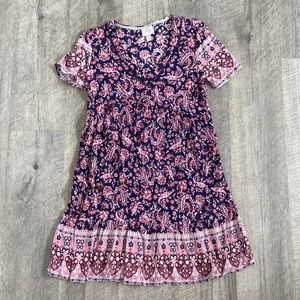 Wild Rose paisley boho flowy dress